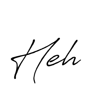 Make a beautiful signature design for name Heh. With this signature (Antro_Vectra_Bolder) style, you can create a handwritten signature for free. Heh signature style 7 images and pictures png