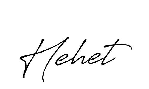 Make a beautiful signature design for name Hehet. With this signature (Antro_Vectra_Bolder) style, you can create a handwritten signature for free. Hehet signature style 7 images and pictures png