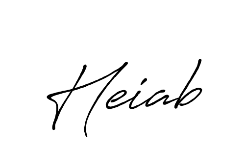 Also You can easily find your signature by using the search form. We will create Heiab name handwritten signature images for you free of cost using Antro_Vectra_Bolder sign style. Heiab signature style 7 images and pictures png