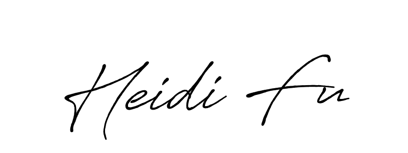 Once you've used our free online signature maker to create your best signature Antro_Vectra_Bolder style, it's time to enjoy all of the benefits that Heidi Fu name signing documents. Heidi Fu signature style 7 images and pictures png
