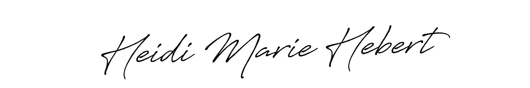Use a signature maker to create a handwritten signature online. With this signature software, you can design (Antro_Vectra_Bolder) your own signature for name Heidi Marie Hebert. Heidi Marie Hebert signature style 7 images and pictures png