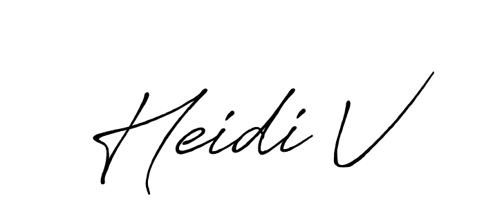 Check out images of Autograph of Heidi V name. Actor Heidi V Signature Style. Antro_Vectra_Bolder is a professional sign style online. Heidi V signature style 7 images and pictures png