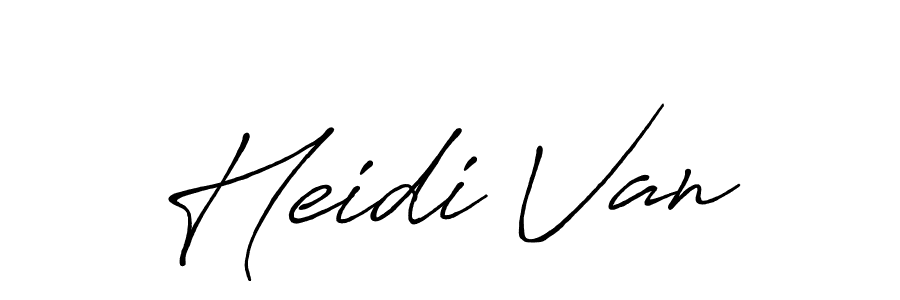 if you are searching for the best signature style for your name Heidi Van. so please give up your signature search. here we have designed multiple signature styles  using Antro_Vectra_Bolder. Heidi Van signature style 7 images and pictures png