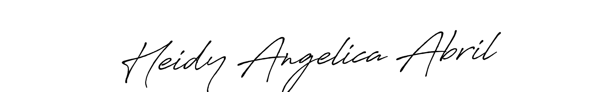 Make a short Heidy Angelica Abril signature style. Manage your documents anywhere anytime using Antro_Vectra_Bolder. Create and add eSignatures, submit forms, share and send files easily. Heidy Angelica Abril signature style 7 images and pictures png