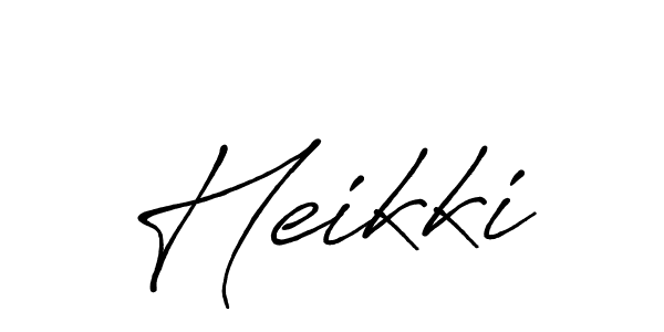 Best and Professional Signature Style for Heikki. Antro_Vectra_Bolder Best Signature Style Collection. Heikki signature style 7 images and pictures png