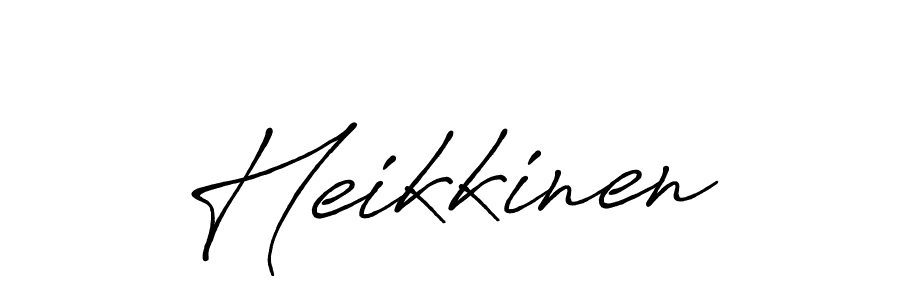 How to make Heikkinen name signature. Use Antro_Vectra_Bolder style for creating short signs online. This is the latest handwritten sign. Heikkinen signature style 7 images and pictures png