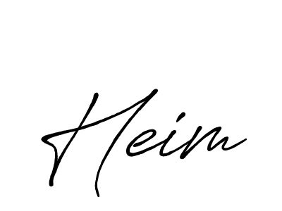 How to make Heim name signature. Use Antro_Vectra_Bolder style for creating short signs online. This is the latest handwritten sign. Heim signature style 7 images and pictures png