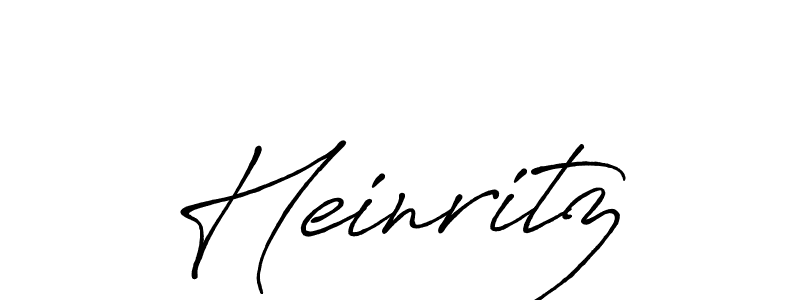 It looks lik you need a new signature style for name Heinritz. Design unique handwritten (Antro_Vectra_Bolder) signature with our free signature maker in just a few clicks. Heinritz signature style 7 images and pictures png