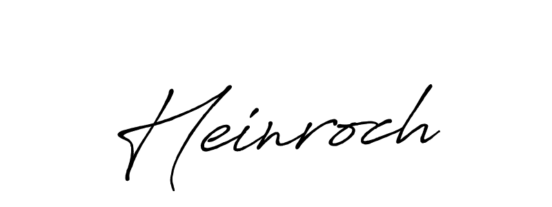 Create a beautiful signature design for name Heinroch. With this signature (Antro_Vectra_Bolder) fonts, you can make a handwritten signature for free. Heinroch signature style 7 images and pictures png