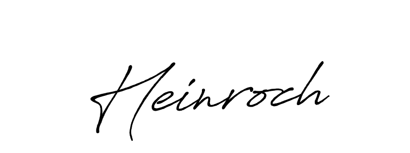 Use a signature maker to create a handwritten signature online. With this signature software, you can design (Antro_Vectra_Bolder) your own signature for name Heinroch. Heinroch signature style 7 images and pictures png