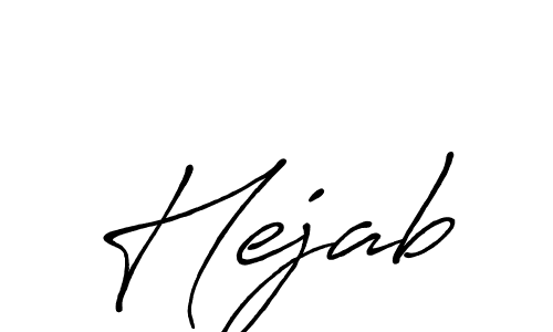 How to make Hejab name signature. Use Antro_Vectra_Bolder style for creating short signs online. This is the latest handwritten sign. Hejab signature style 7 images and pictures png