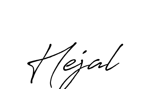 Also we have Hejal name is the best signature style. Create professional handwritten signature collection using Antro_Vectra_Bolder autograph style. Hejal signature style 7 images and pictures png