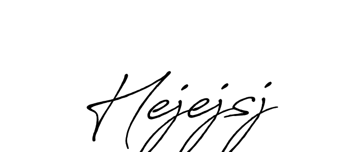 Also we have Hejejsj name is the best signature style. Create professional handwritten signature collection using Antro_Vectra_Bolder autograph style. Hejejsj signature style 7 images and pictures png