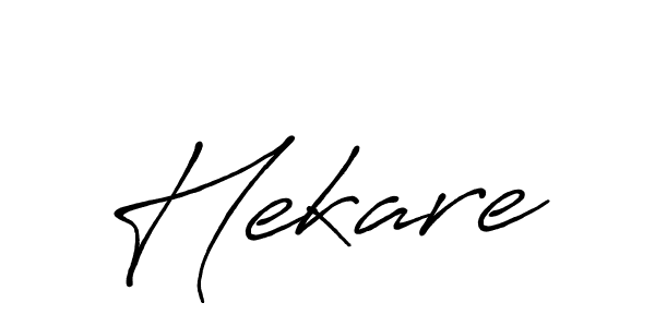 Also we have Hekare name is the best signature style. Create professional handwritten signature collection using Antro_Vectra_Bolder autograph style. Hekare signature style 7 images and pictures png