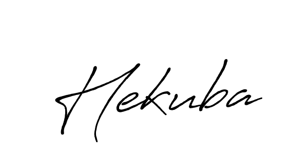 Create a beautiful signature design for name Hekuba. With this signature (Antro_Vectra_Bolder) fonts, you can make a handwritten signature for free. Hekuba signature style 7 images and pictures png