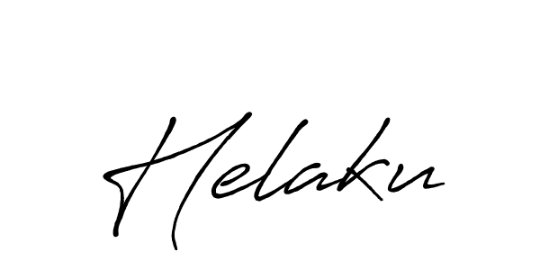 It looks lik you need a new signature style for name Helaku. Design unique handwritten (Antro_Vectra_Bolder) signature with our free signature maker in just a few clicks. Helaku signature style 7 images and pictures png