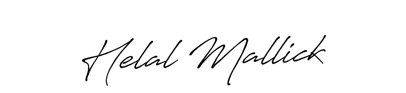 You can use this online signature creator to create a handwritten signature for the name Helal Mallick. This is the best online autograph maker. Helal Mallick signature style 7 images and pictures png