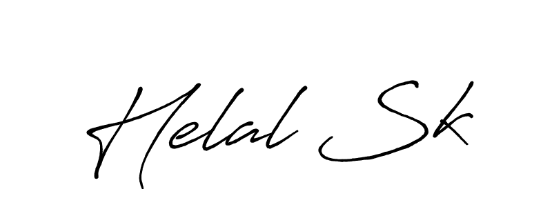 Also we have Helal Sk name is the best signature style. Create professional handwritten signature collection using Antro_Vectra_Bolder autograph style. Helal Sk signature style 7 images and pictures png