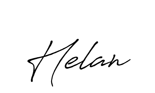 Make a beautiful signature design for name Helan. Use this online signature maker to create a handwritten signature for free. Helan signature style 7 images and pictures png