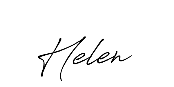 How to Draw Helen  signature style? Antro_Vectra_Bolder is a latest design signature styles for name Helen . Helen  signature style 7 images and pictures png