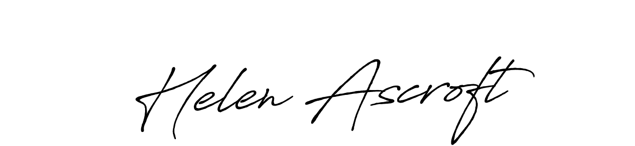 How to Draw Helen Ascroft signature style? Antro_Vectra_Bolder is a latest design signature styles for name Helen Ascroft. Helen Ascroft signature style 7 images and pictures png