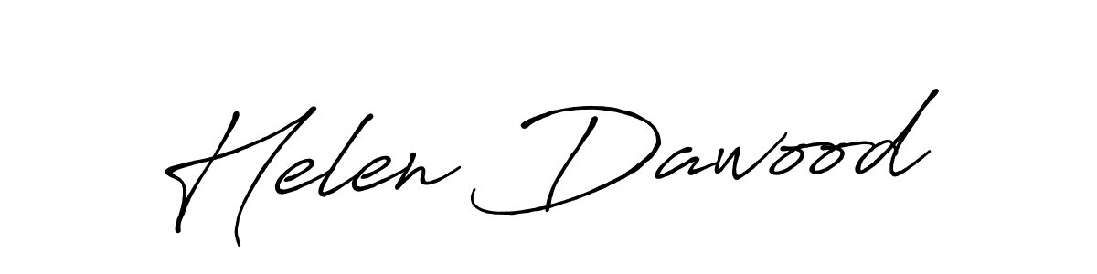 if you are searching for the best signature style for your name Helen Dawood. so please give up your signature search. here we have designed multiple signature styles  using Antro_Vectra_Bolder. Helen Dawood signature style 7 images and pictures png