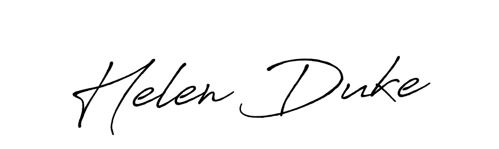 It looks lik you need a new signature style for name Helen Duke. Design unique handwritten (Antro_Vectra_Bolder) signature with our free signature maker in just a few clicks. Helen Duke signature style 7 images and pictures png