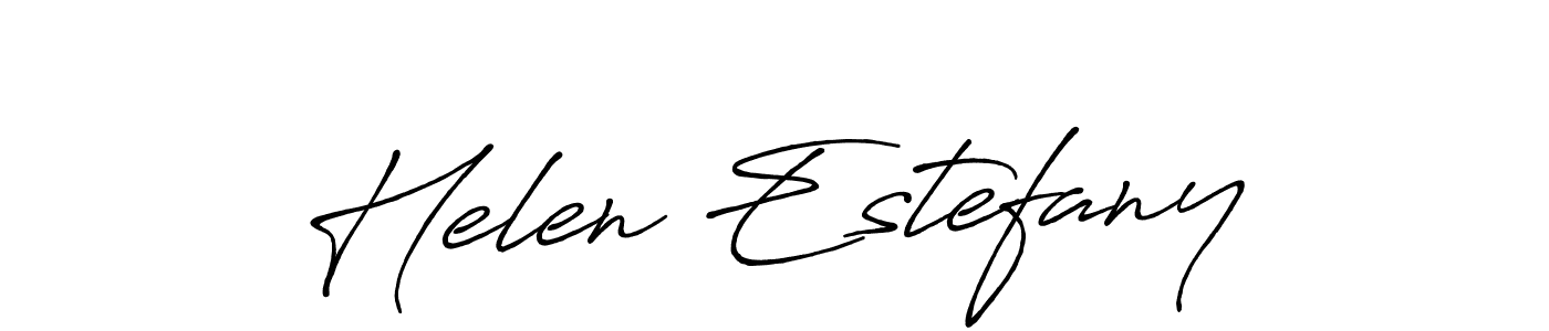 How to Draw Helen Estefany signature style? Antro_Vectra_Bolder is a latest design signature styles for name Helen Estefany. Helen Estefany signature style 7 images and pictures png