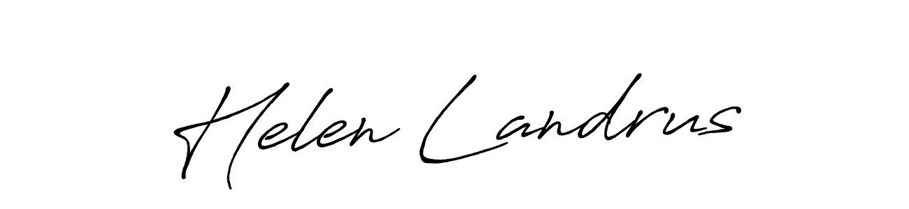 Make a beautiful signature design for name Helen Landrus. Use this online signature maker to create a handwritten signature for free. Helen Landrus signature style 7 images and pictures png