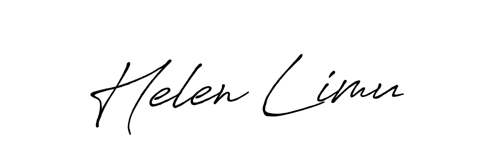 Once you've used our free online signature maker to create your best signature Antro_Vectra_Bolder style, it's time to enjoy all of the benefits that Helen Limu name signing documents. Helen Limu signature style 7 images and pictures png