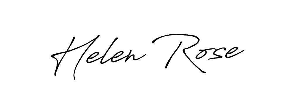 Helen Rose stylish signature style. Best Handwritten Sign (Antro_Vectra_Bolder) for my name. Handwritten Signature Collection Ideas for my name Helen Rose. Helen Rose signature style 7 images and pictures png