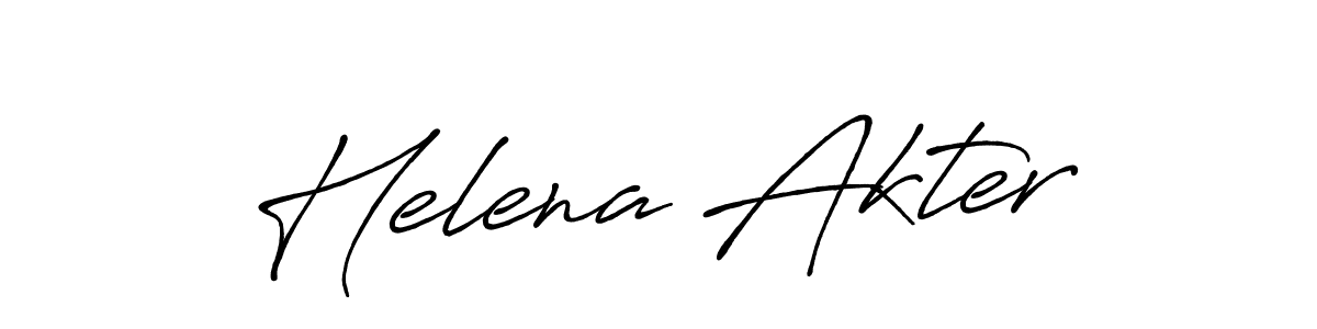 This is the best signature style for the Helena Akter name. Also you like these signature font (Antro_Vectra_Bolder). Mix name signature. Helena Akter signature style 7 images and pictures png