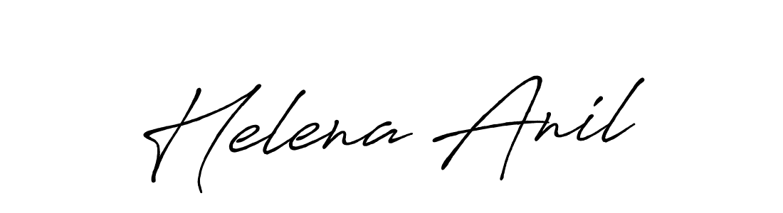 Use a signature maker to create a handwritten signature online. With this signature software, you can design (Antro_Vectra_Bolder) your own signature for name Helena Anil. Helena Anil signature style 7 images and pictures png