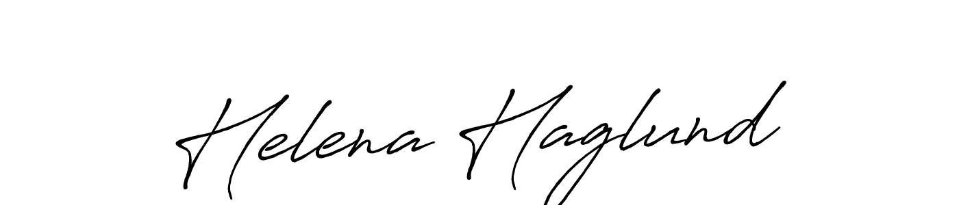 Make a beautiful signature design for name Helena Haglund. With this signature (Antro_Vectra_Bolder) style, you can create a handwritten signature for free. Helena Haglund signature style 7 images and pictures png