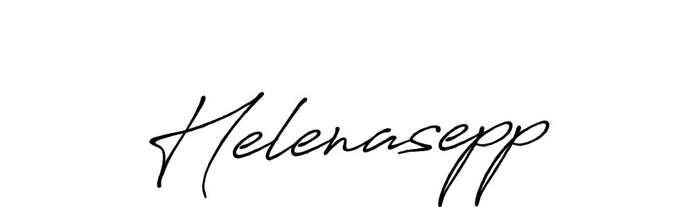 It looks lik you need a new signature style for name Helenasepp. Design unique handwritten (Antro_Vectra_Bolder) signature with our free signature maker in just a few clicks. Helenasepp signature style 7 images and pictures png