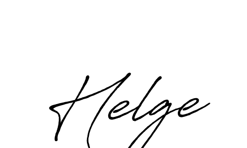 How to make Helge name signature. Use Antro_Vectra_Bolder style for creating short signs online. This is the latest handwritten sign. Helge signature style 7 images and pictures png