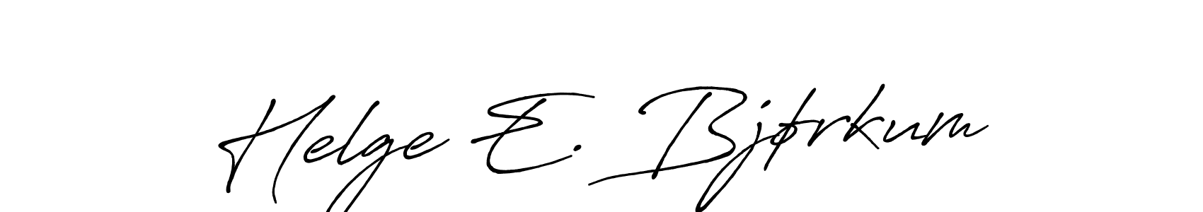 How to Draw Helge E. Bjørkum signature style? Antro_Vectra_Bolder is a latest design signature styles for name Helge E. Bjørkum. Helge E. Bjørkum signature style 7 images and pictures png