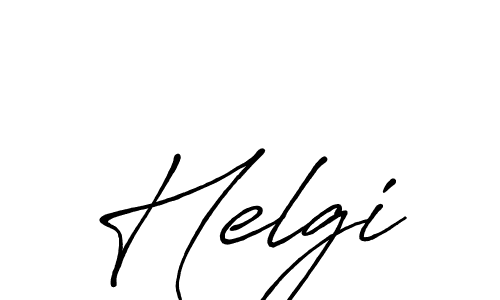 Design your own signature with our free online signature maker. With this signature software, you can create a handwritten (Antro_Vectra_Bolder) signature for name Helgi. Helgi signature style 7 images and pictures png