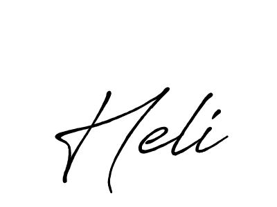 It looks lik you need a new signature style for name Heli. Design unique handwritten (Antro_Vectra_Bolder) signature with our free signature maker in just a few clicks. Heli signature style 7 images and pictures png