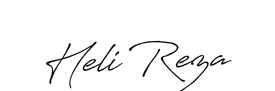 Also You can easily find your signature by using the search form. We will create Heli Reza name handwritten signature images for you free of cost using Antro_Vectra_Bolder sign style. Heli Reza signature style 7 images and pictures png