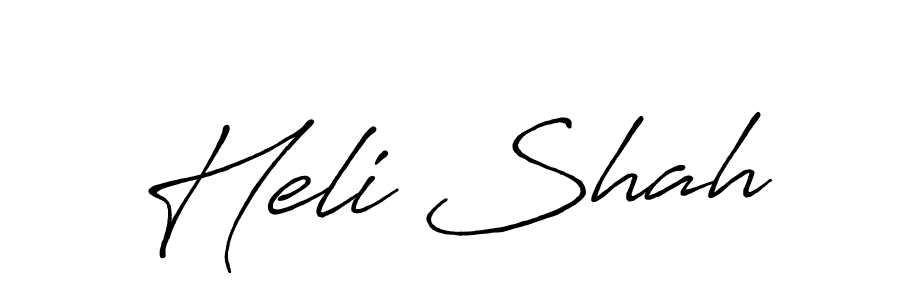 Once you've used our free online signature maker to create your best signature Antro_Vectra_Bolder style, it's time to enjoy all of the benefits that Heli Shah name signing documents. Heli Shah signature style 7 images and pictures png
