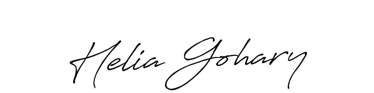 How to Draw Helia Gohary signature style? Antro_Vectra_Bolder is a latest design signature styles for name Helia Gohary. Helia Gohary signature style 7 images and pictures png