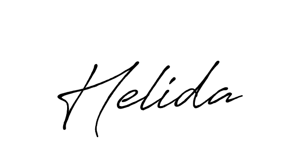 Design your own signature with our free online signature maker. With this signature software, you can create a handwritten (Antro_Vectra_Bolder) signature for name Helida. Helida signature style 7 images and pictures png