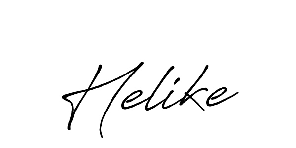 Also You can easily find your signature by using the search form. We will create Helike name handwritten signature images for you free of cost using Antro_Vectra_Bolder sign style. Helike signature style 7 images and pictures png