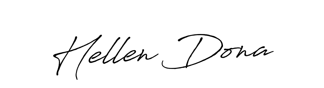 This is the best signature style for the Hellen Dona name. Also you like these signature font (Antro_Vectra_Bolder). Mix name signature. Hellen Dona signature style 7 images and pictures png