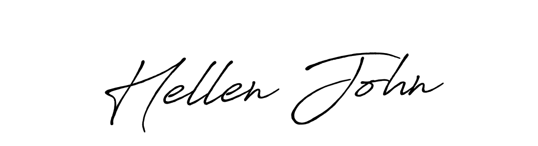 It looks lik you need a new signature style for name Hellen John. Design unique handwritten (Antro_Vectra_Bolder) signature with our free signature maker in just a few clicks. Hellen John signature style 7 images and pictures png