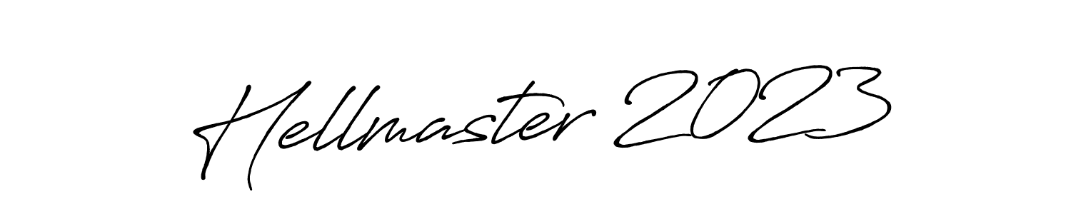 Make a beautiful signature design for name Hellmaster 2023. Use this online signature maker to create a handwritten signature for free. Hellmaster 2023 signature style 7 images and pictures png