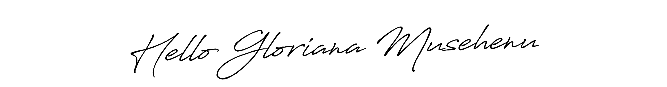 How to Draw Hello Gloriana Musehenu signature style? Antro_Vectra_Bolder is a latest design signature styles for name Hello Gloriana Musehenu. Hello Gloriana Musehenu signature style 7 images and pictures png