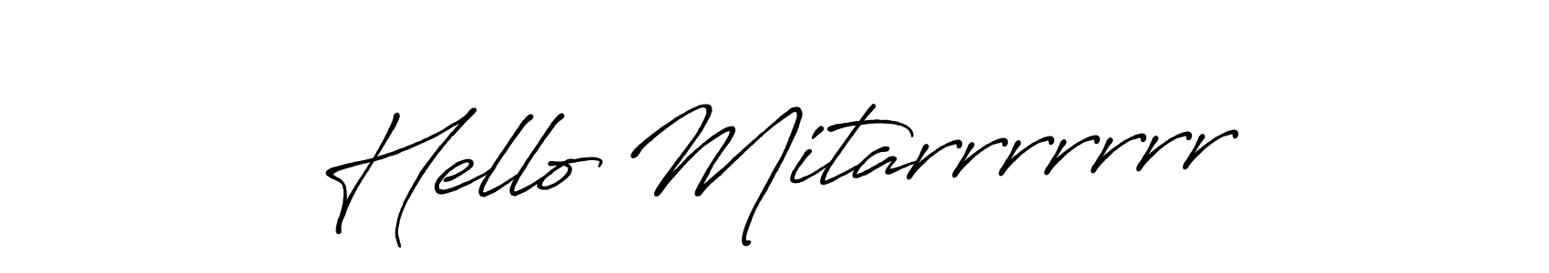 How to Draw Hello Mitarrrrrrr signature style? Antro_Vectra_Bolder is a latest design signature styles for name Hello Mitarrrrrrr. Hello Mitarrrrrrr signature style 7 images and pictures png