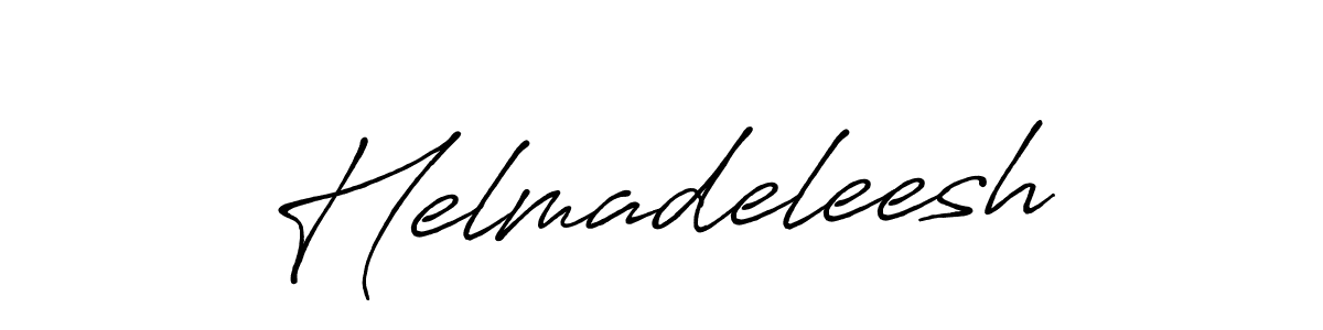 Antro_Vectra_Bolder is a professional signature style that is perfect for those who want to add a touch of class to their signature. It is also a great choice for those who want to make their signature more unique. Get Helmadeleesh name to fancy signature for free. Helmadeleesh signature style 7 images and pictures png